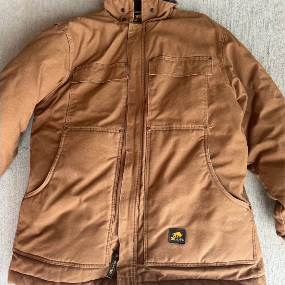 Ox Gear Brown Field Jacket Heavy-Duty Canvas
